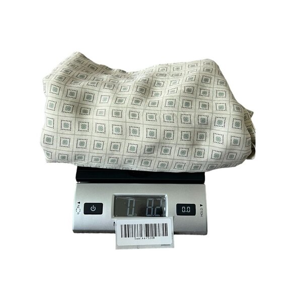 Tommy Bahama Mens White Geometric‎ Button Up Silk Shirt Short Sleeve Size L - Picture 10 of 10